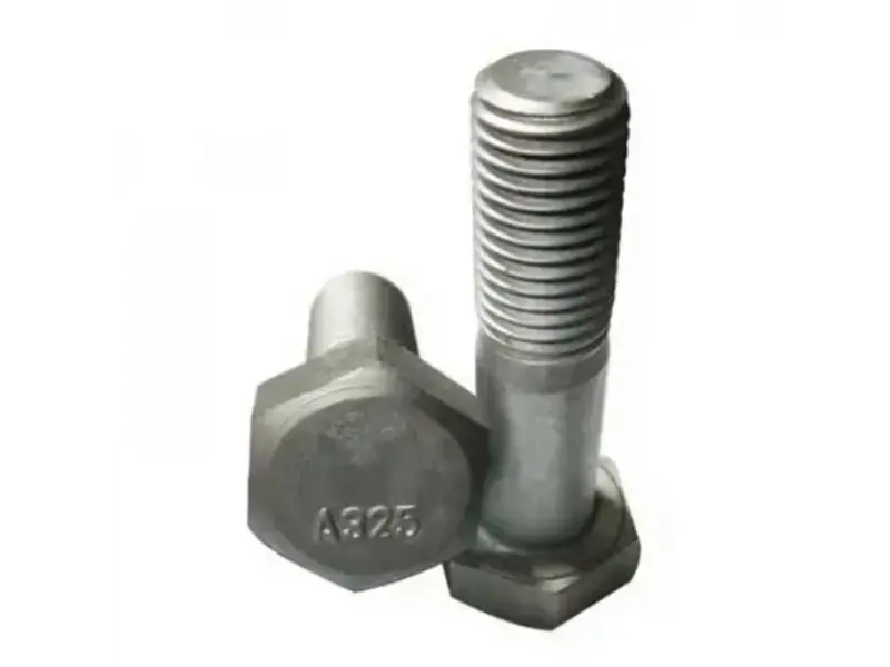 ASTM A325 zware zeskantige structurele bout Koolstofstaal bout met hoge treksterkte