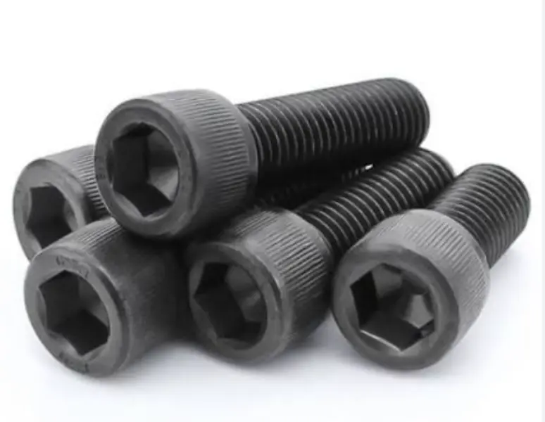Zwart oxide inbusbouten met inbuskop