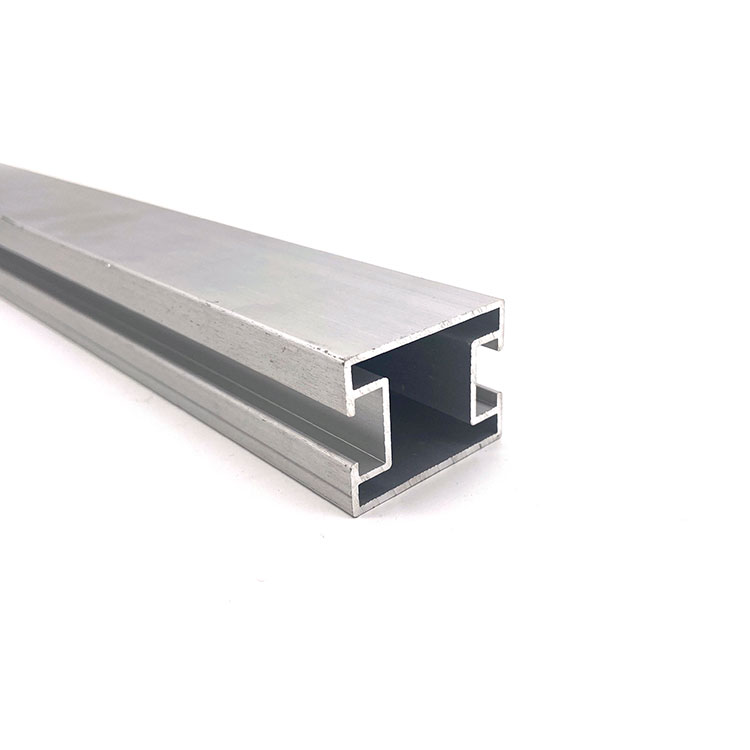 Aluminiumlegering Solid Slot Track Kanaalsectie Aluminium extrusieprofiel