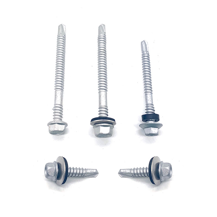 SS316+SCM435 M6 M5.5 zeskantkop composiet zelfborende bimetaalschroef